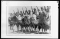 'Coronation' of King Abdullah in Amman on May 25, '46. The Elite Camel Corps of the Arab Legion, passing saluting ba(se) LOC matpc.22548.tif