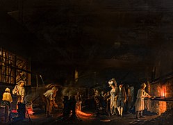 La Visite de la forge (Visit of the forge) - Louis-Bernard Coclers - Musée des Beaux-Arts d'Agen