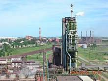 Lebeddinskv GOK-1 unit at Gubkin (Russia): HYL process started up in 1999, capacity 0.9 Mt/year. GBZh-1 - panoramio.jpg