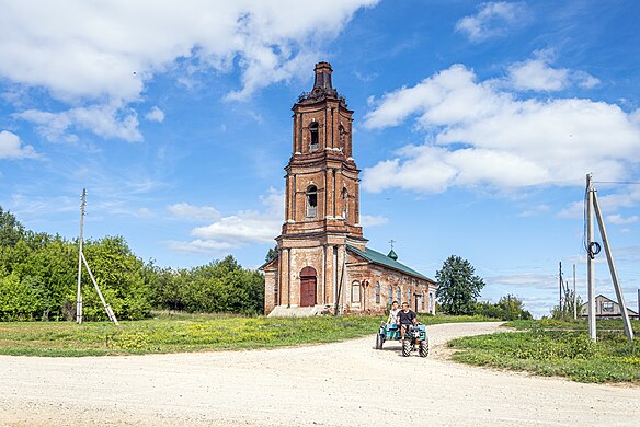 53. Троицкая церковь в селе Лаж, Лебяжский район Автор — Ele-chudinovsk