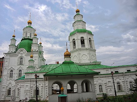 The Intercession church in Krasnoyarsk