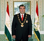 Emomali Rakhmon - Prezident Tadzhikistana.JPG