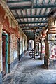 Balcony of Palace no. 1 of Baliati Zamindar. Photograph⧼colon⧽ Topumym Licensing: CC-BY-SA-4.0