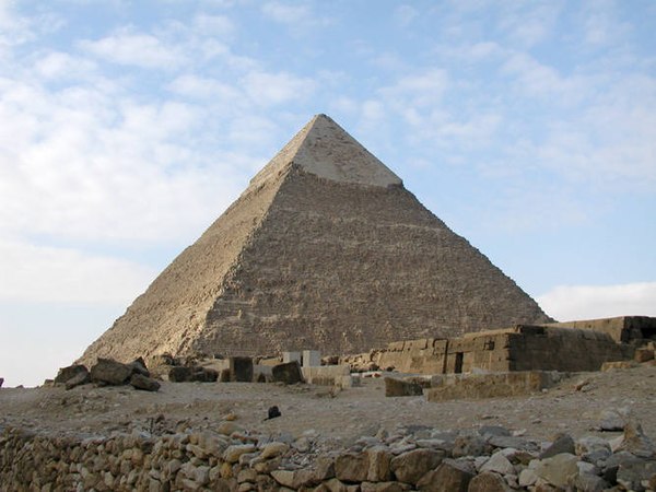 Pyramid of Khafre, Egypt, built c. 2600 BC