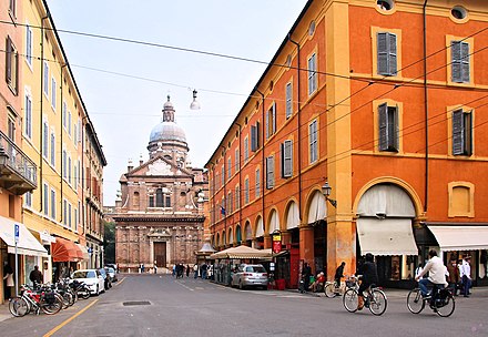 Chiesa del Voto church and Corso Duomo street