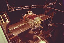 A full-scale GPS was tested in the Mark I Space Chamber at AEDC in 1977. 150710-F-0000U-002 2.jpg