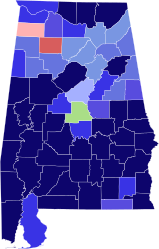 1914 United States Senate election in Alabama results map by county.svg