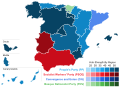 Results of the 1994 European Parliament election in Spain by autonomous community/city.