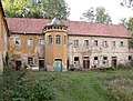 Freilut Eschdorf;  Quandt's estate;  Quandtscher Park (aggregate): individual features and aggregate: mansion, so-called tenant house, brewery building, all buildings with a horseshoe-shaped floor plan, plus free-standing stable building