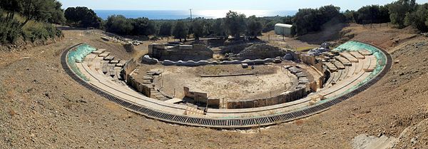 The ancient theatre of Maroneia