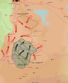 ISIS and SAA advances near Abu al Duhar