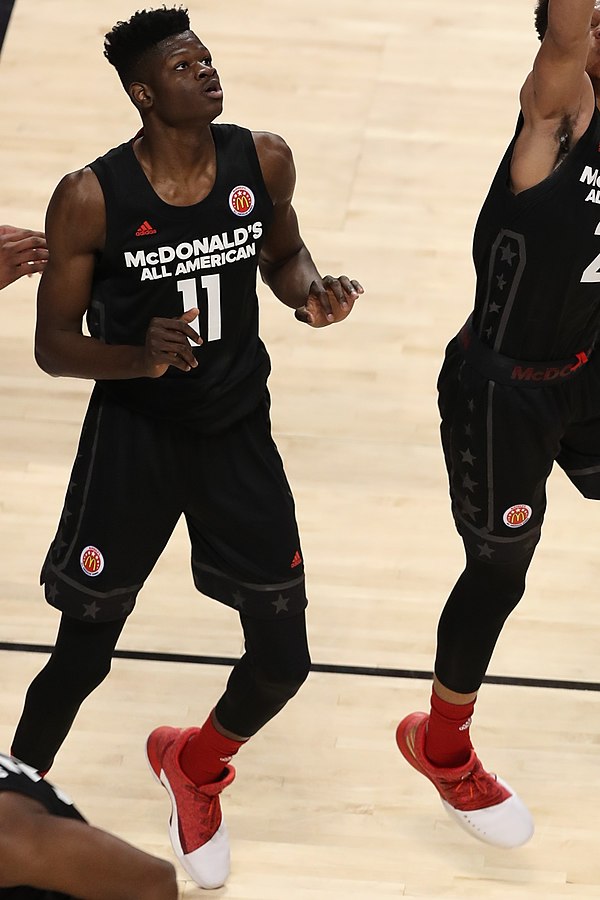 Bamba at the 2017 McDonald's All-American Boys Game