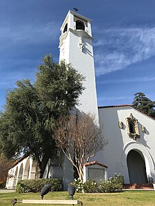 St. Elizabeth of Hungary Church, located on the west side of Lake Avenue between Woodbury Road and New York Drive, this church lies just outside the boundary of the Normandie Heights neighborhood of Pasadena. 2018-01-02-St Elizabeth.jpg