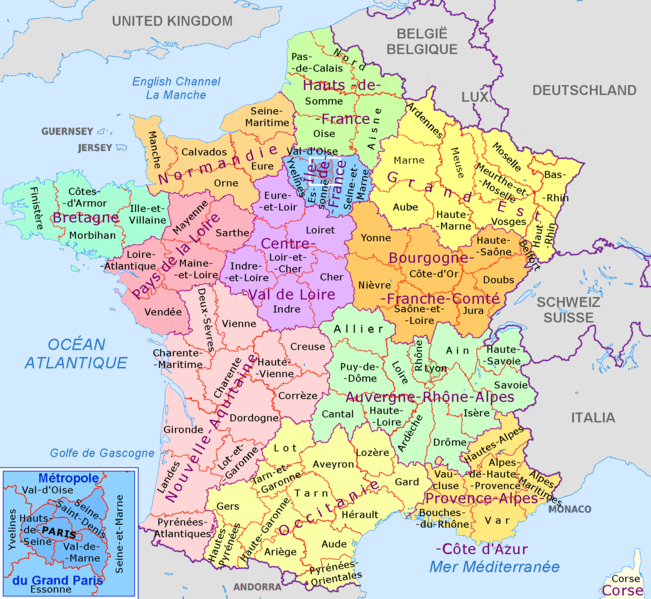 File:2022 France - régions et départements, noms.png