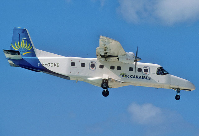 A former Dornier 228 in Air Caraïbes livery