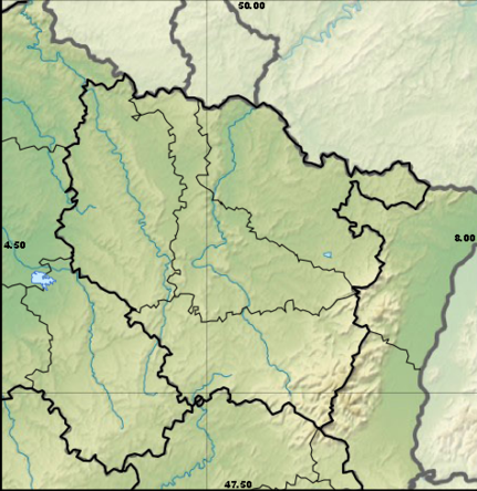 ПозКарта Франция Лотарингия