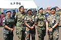 Image 6Female soldiers from Peru, Egypt, India and other countries celebrate International Women's Day. (from International Women's Day)