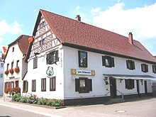 Traditionsgaststätte zum Schwanen in Stutensee-Staffort (2010)