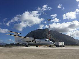 Medavia Dash-8 102, reg. 9H-AEW, Palermo, Sicily.