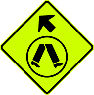 File:AU-VIC road sign W6-V2-1-L.svg