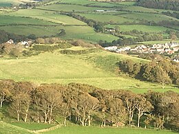 Site of original Aberystwyth Castle at Tan-y-Castell