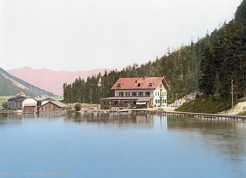 File:Achensee Seespitz um 1900.jpg