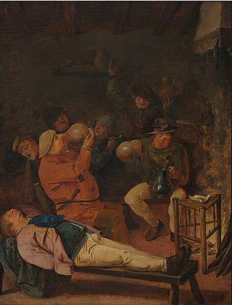 File:Adriaen Brouwer - Interior of an Inn.jpg