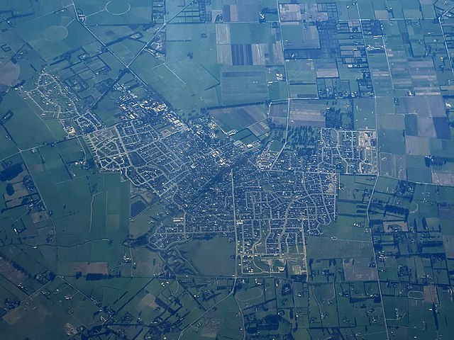Aerial view of Lincoln, August 2022