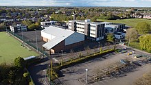 Wetherby High School; a former secondary modern; now comprehensive school Aerial photographs of Wetherby (7th May 2021) 005.jpg