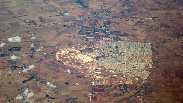 Luftbild von al-Mardsch