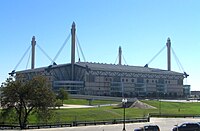 The Alamodome was host of the Final Four and National Championship in 2004. Alamo Dome CIMG7791.JPG