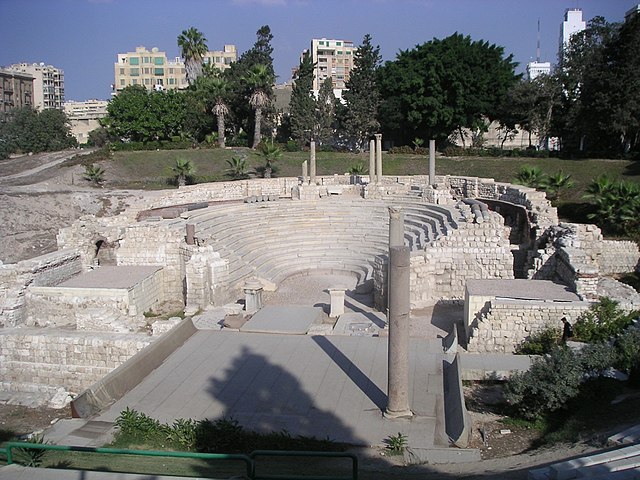 Ancient Roman theaters in Alexandria