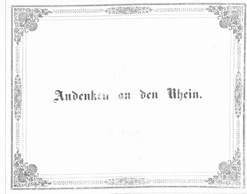 Andenken an den Rhein