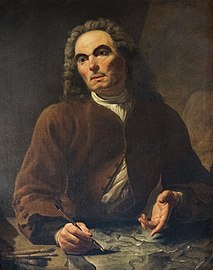 Antoine Rivalz, Autoportrait (1721), collection particulière. Rivalz fut le directeur-fondateur de l'École de 1725 à 1735.