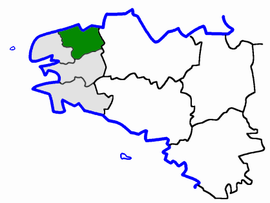 Location of Morlaix in Finistère