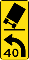 (W1-8) Tilting Truck (left)