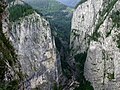 Vista della Gola di Bicaz Maggiore dal "Sasso di Maria"