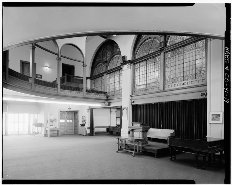 File:BACK RIGHT OF SMALL CONGREGATION - Central Presbyterian Church, 1660 Sherman Street, Denver, Denver County, CO HABS COLO,16-DENV,9-19.tif