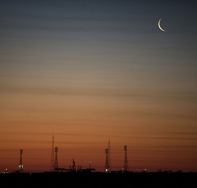 File:Baikonur cosmodrome at dawn.jpg