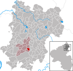 Läget för Bannberscheid i Westerwaldkreis