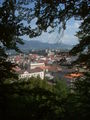 Vista del casco histórico desde la colina Urpín.