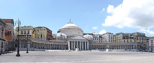 San Francesco di Paola, Naples, in Piazza del Plebiscito Basilica reale pontificia di San Francesco di Paola Piazza del Plebiscito Napoli Neapel Italy Foto Wolfgang Pehlemann P1070687.jpg