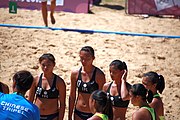 Deutsch: Beachhandball bei den Olympischen Jugendspielen 2018; Tag 4, 10. Oktober 2018; Mädchen, Vorrunde, Gruppe A - Ungarn-Chinese Taipei (Taiwan) 2:0 English: Beach handball at the 2018 Summer Youth Olympics at 10 October 2018 – Girls Preliminary Round Group A‎ – Hungary-Chinese Taipei 2:0