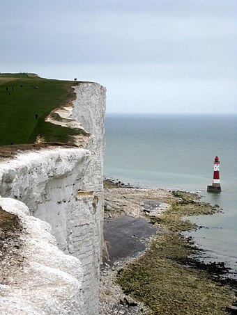Beachy Head and lighthouse, Eastbourne, East Sussex