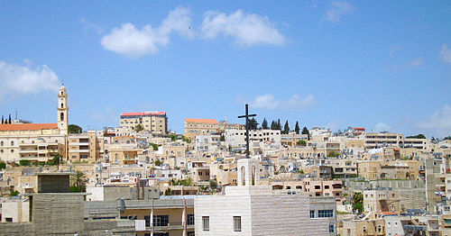 Skyline of Bethlehem near the Church of the Nativity (2009)