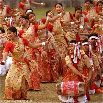 The Bihu festival is an Assamese tradition; it coincides with Vaisakhi in north India, which is observed by Sikhs and Hindus.