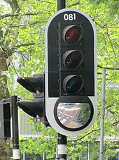 Verkehrsspiegel mit Reflektoren, Beobachtungspiegel
