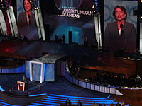 Lincoln speaks during the second day of the 2008 Democratic National Convention in Denver, Colorado. Blanche Lincoln DNC 2008.jpg