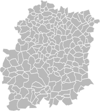 Blank Map of Essonne Department, France, with Communes.svg
