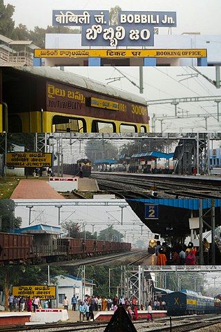 <span class="mw-page-title-main">Bobbili Junction railway station</span> Railway station in Andhra Pradesh, India